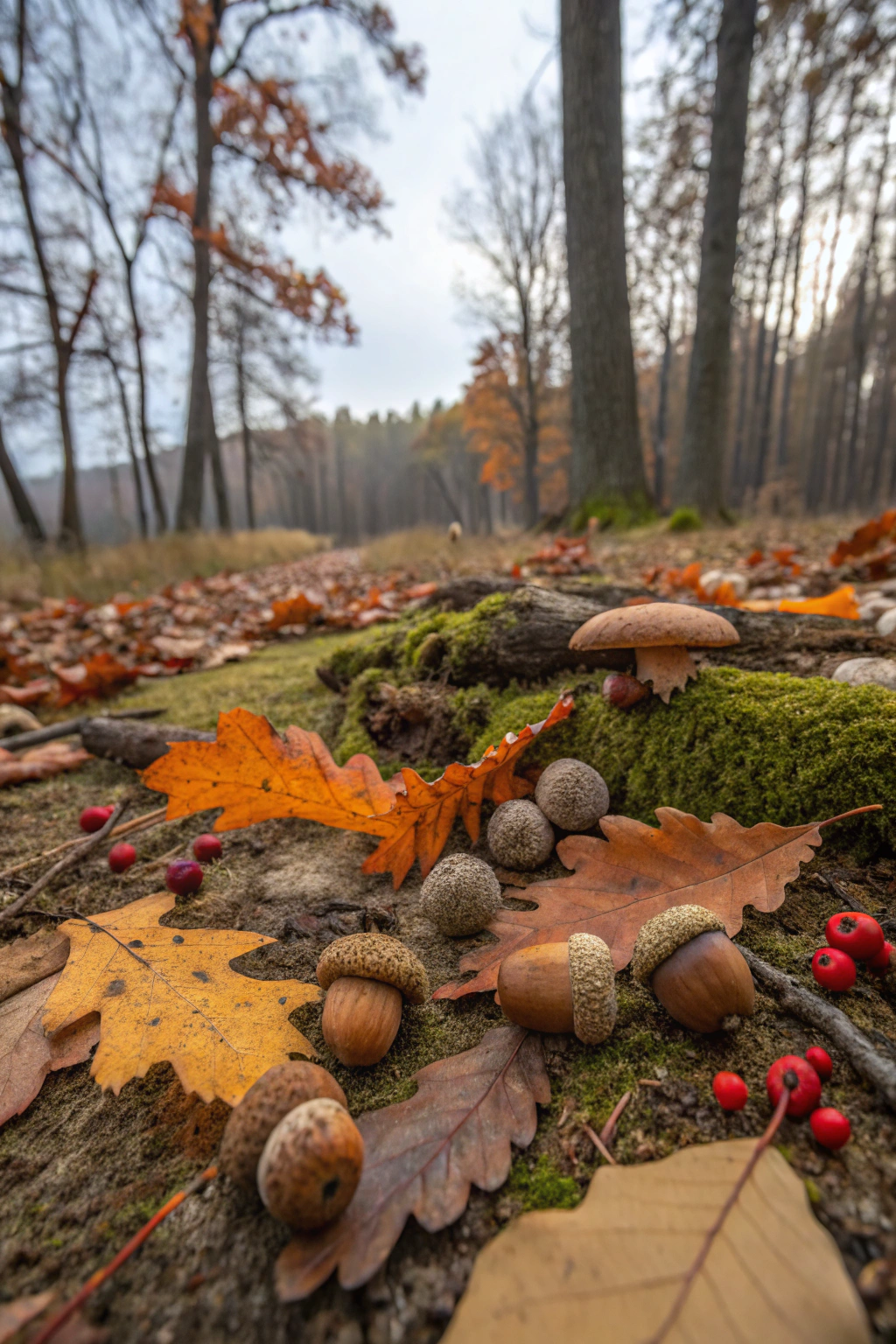 Materials for Autumn Wildlife Habitats