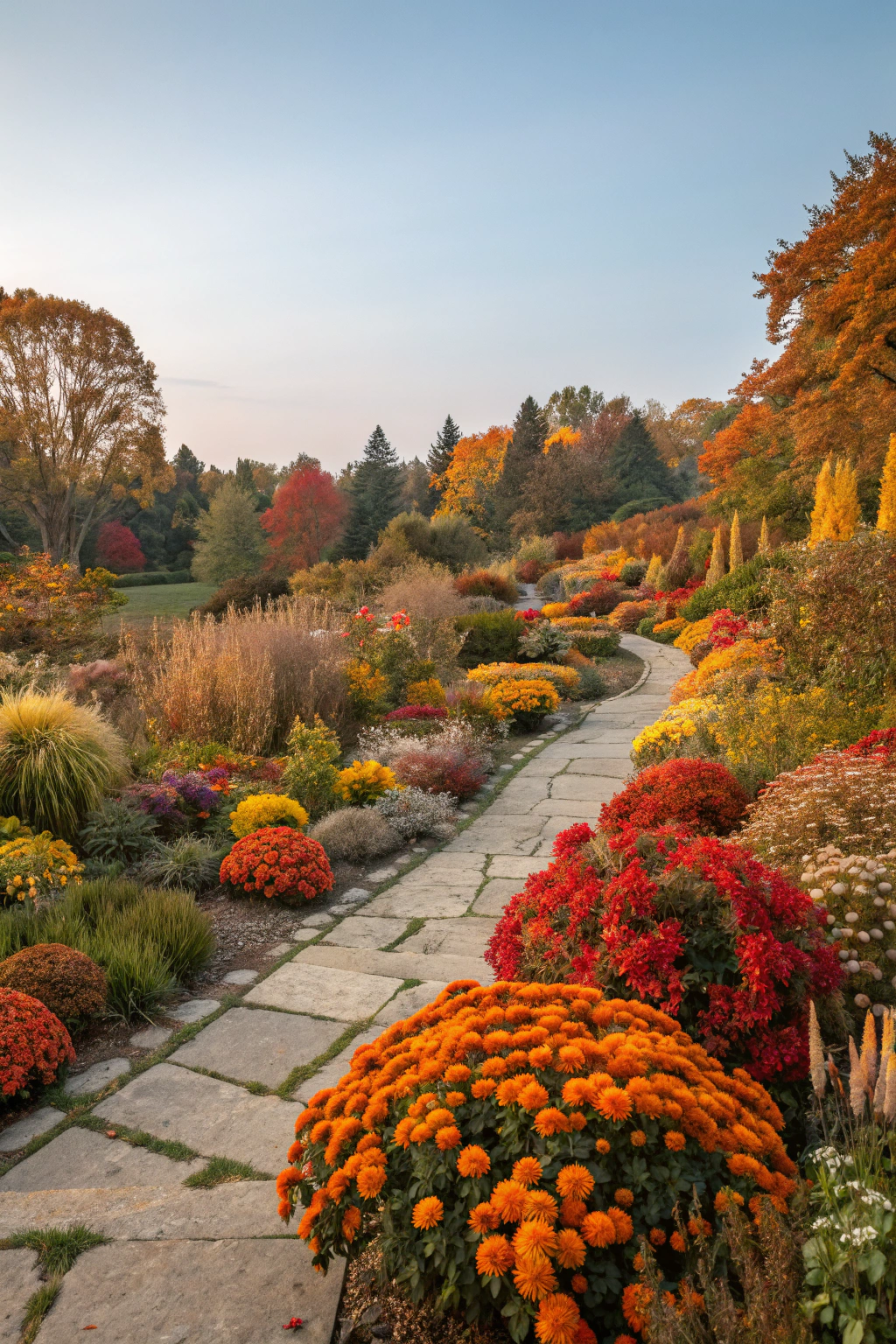 Colour Palettes for Autumn Gardens Materials