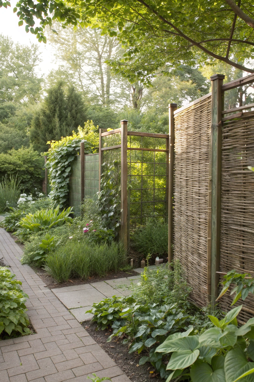 DIY Backyard Projects - Organic Boundaries & Green Privacy Screens Materials