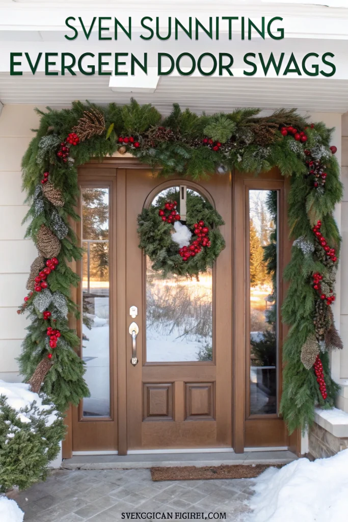 7 Stunning DIY Evergreen Door Swags to Elevate Your Entry This Winter