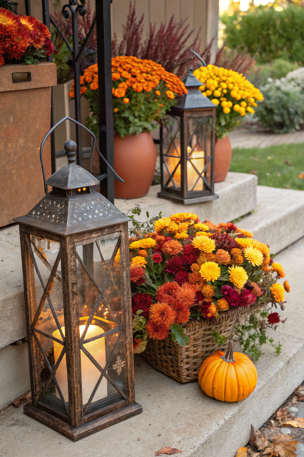 rustic, lantern, holders, with, october — step-by-step tutorial and detailed guide