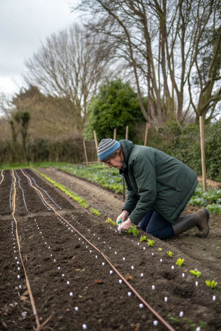 Sowing Broad Beans in October for Early Spring Crops
