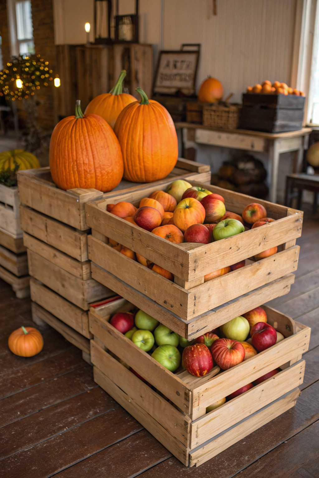 wooden, crates, filled, with, pumpkins — tutoriel détaillé et guide pas à pas