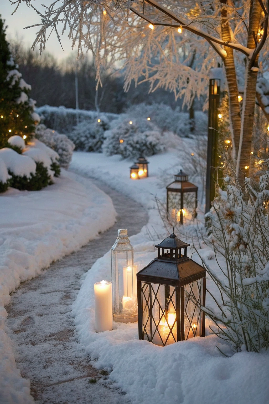 10 Magical Nordic Lighting Ideas for Winter Garden Paths