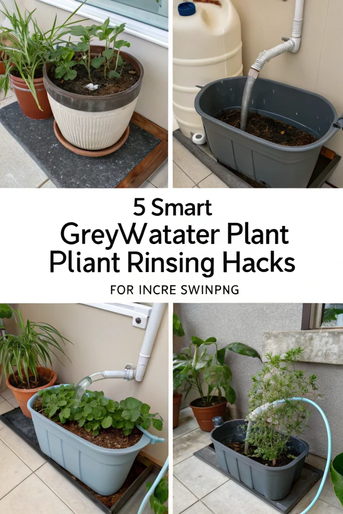 5 Smart Greywater Plant Rinsing Hacks for Indoors