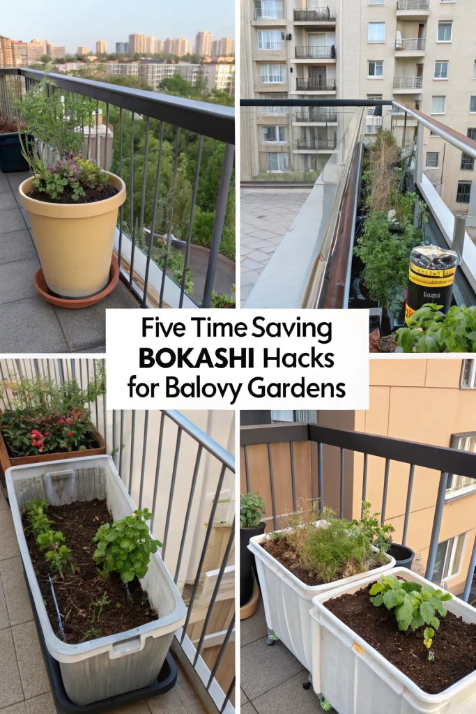 5 Time-Saving Bokashi Hacks for Balcony Gardeners