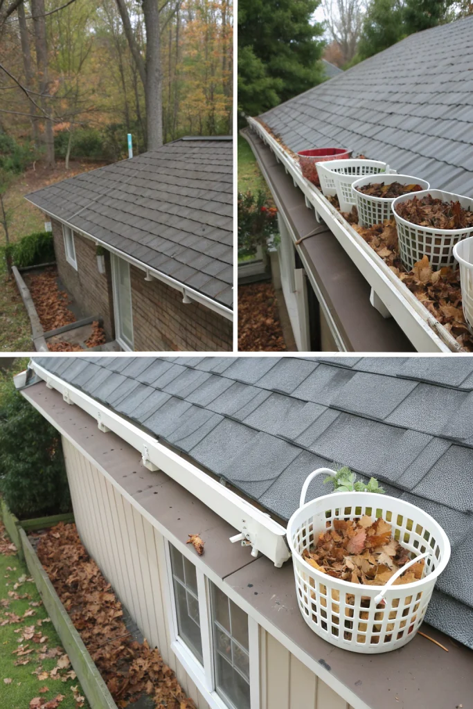 6 Genius Ways to Capture Roof Leaves with DIY Gutter Baskets