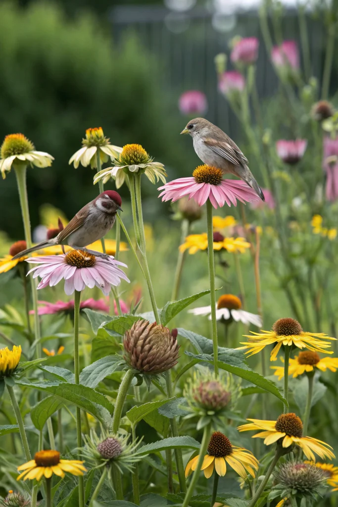 6 Proven Ways to Build a Bird Buffet with Native Seed Heads