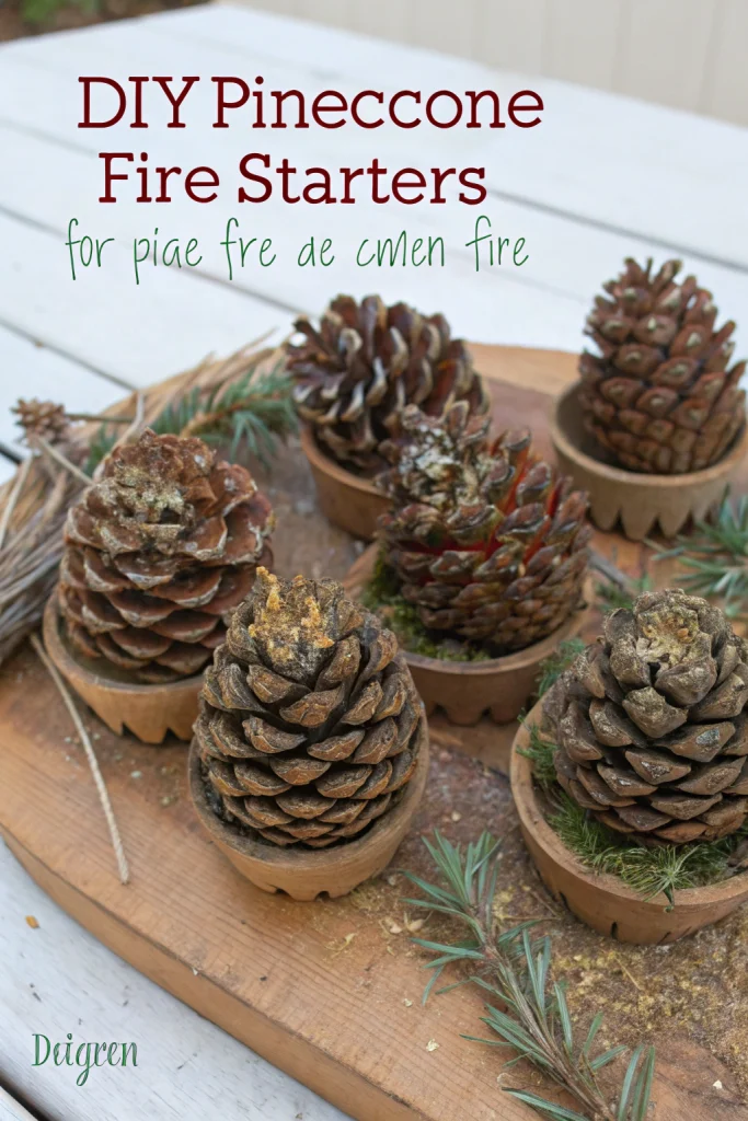 7 DIY Pinecone Fire Starters Straight from Your Garden