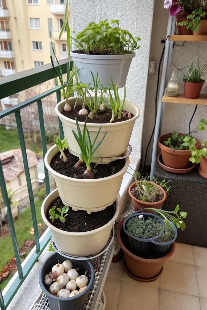 7 Smart Balcony Garlic Bucket Ideas for Small Space Gardeners