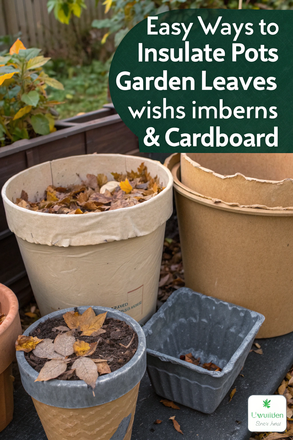 8 Easy Ways to Insulate Garden Pots with Cardboard & Leaves