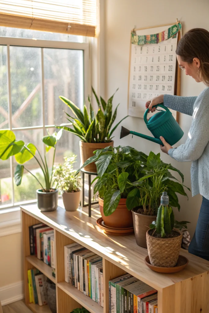 Indoor Plant Care Routine in January