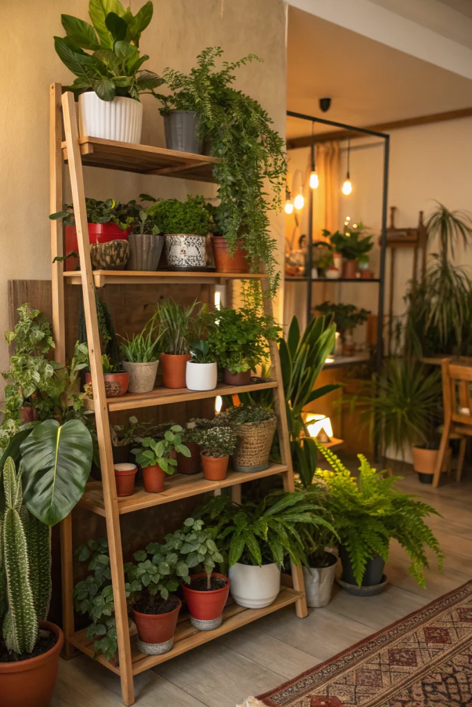 Indoor Plant Shelving Ideas for Winter
