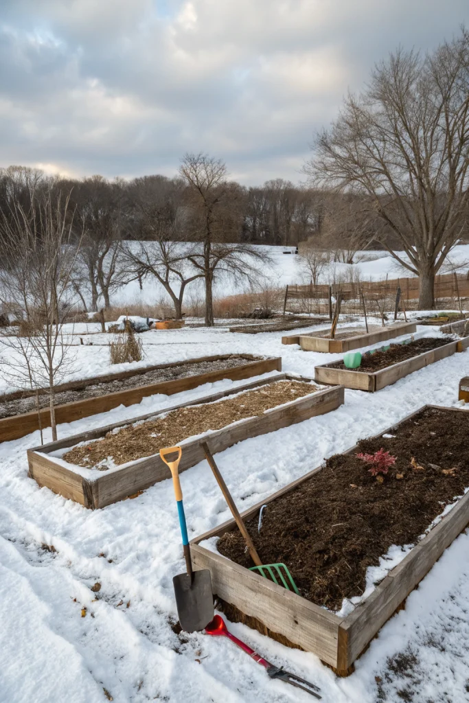 Raised Bed Garden Planning in Winter