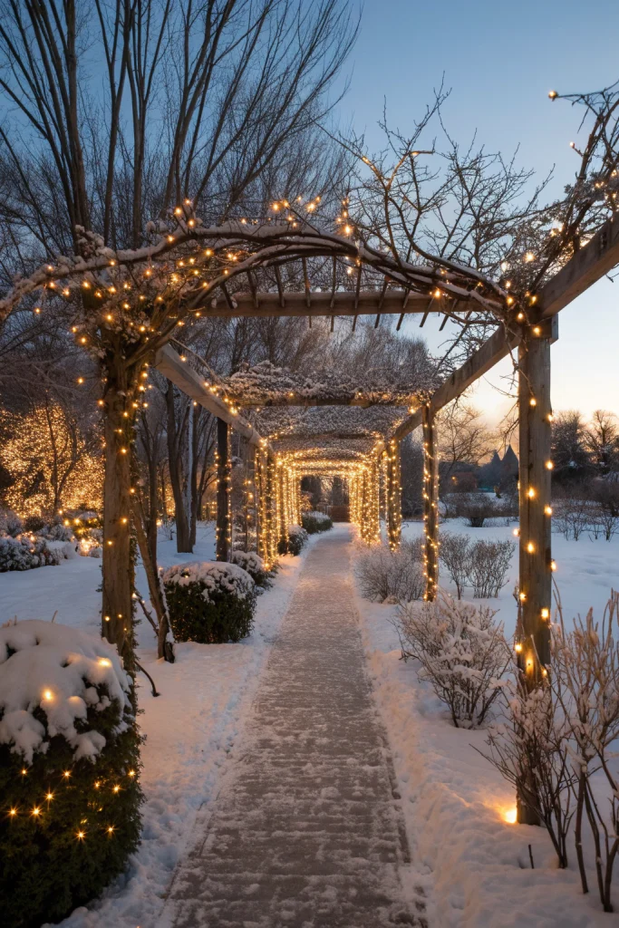 Winter Garden Lighting Ideas