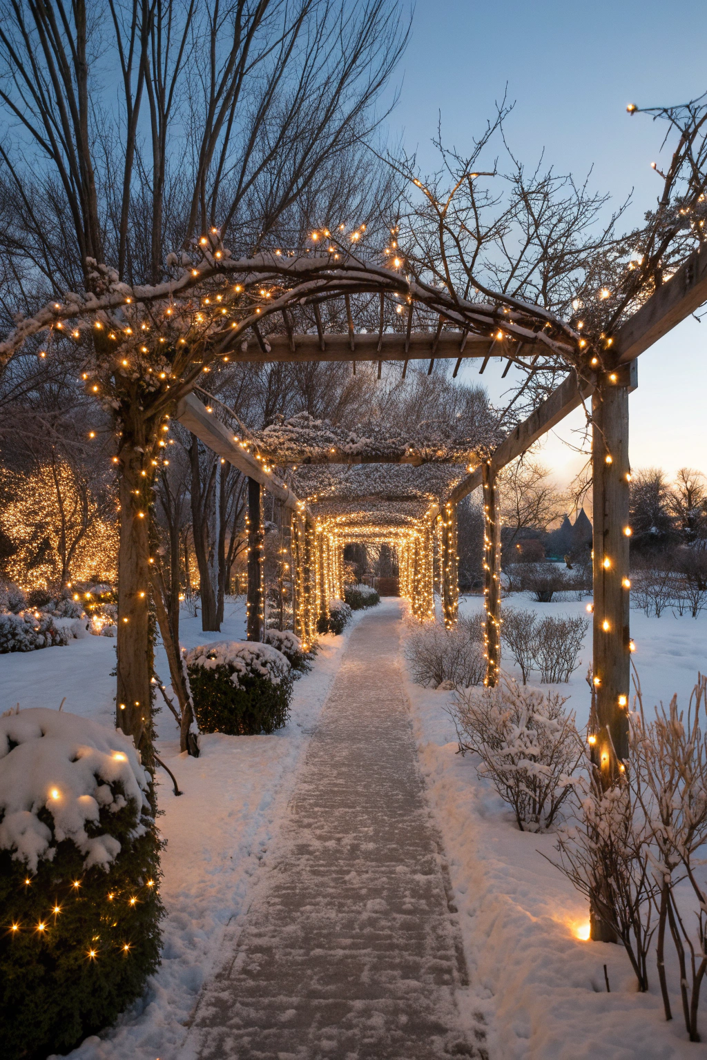 Winter Garden Lighting Ideas