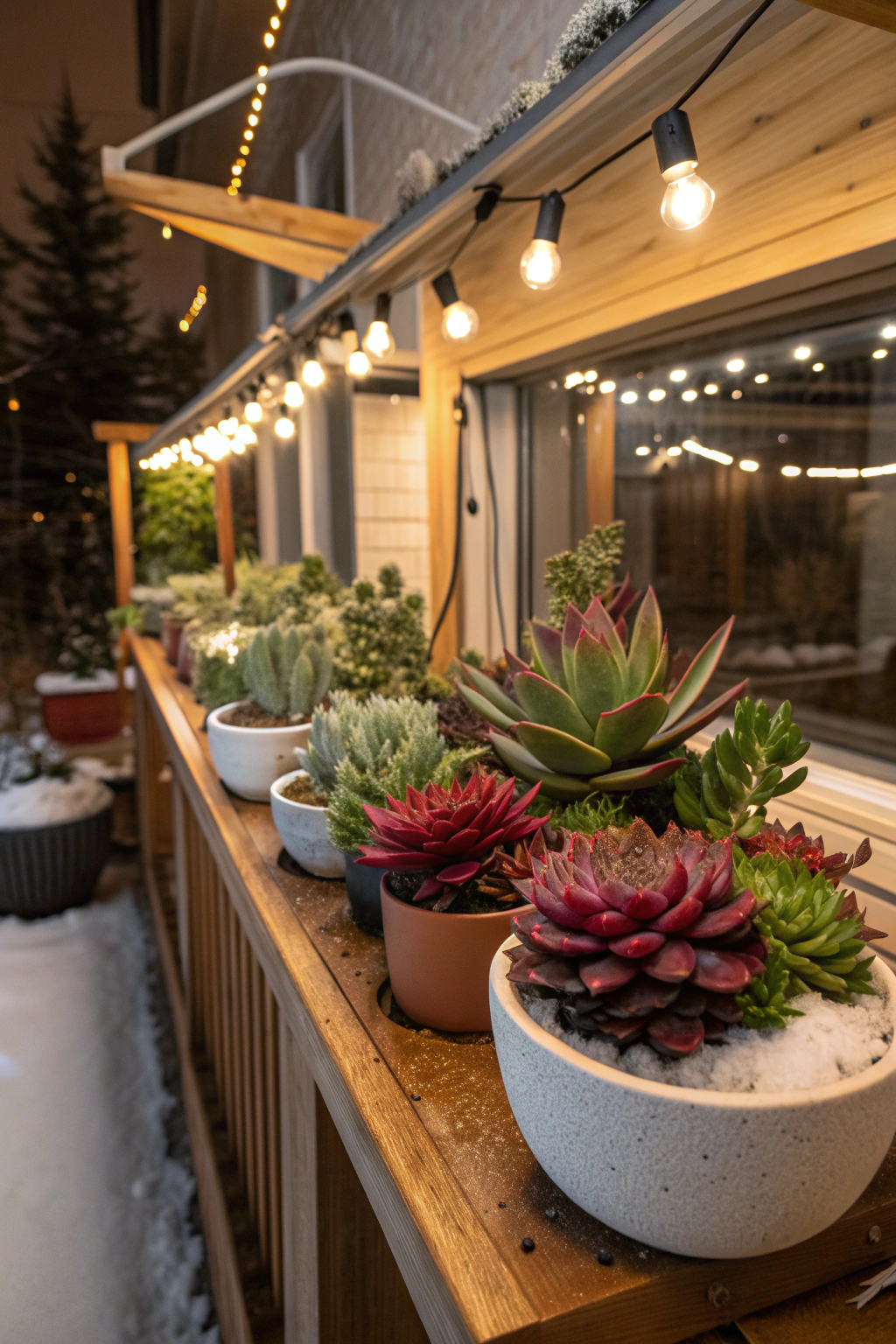 Indoor Succulent Gardens in Winter