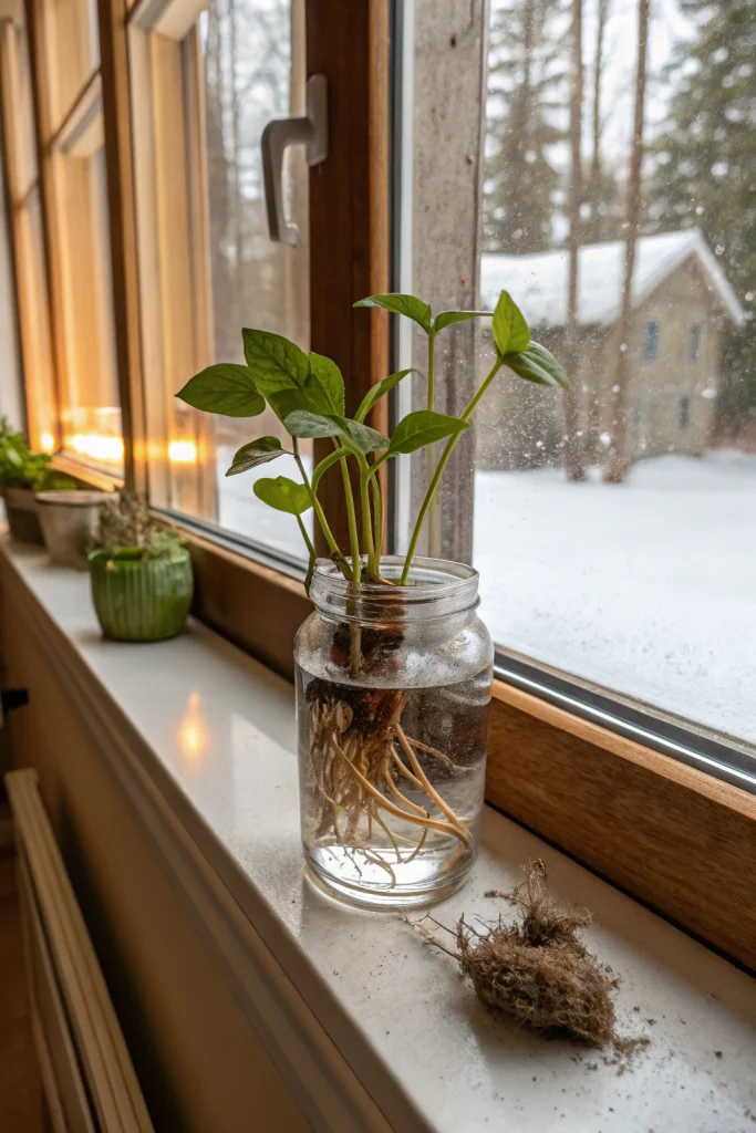 Indoor Water Propagation in Winter