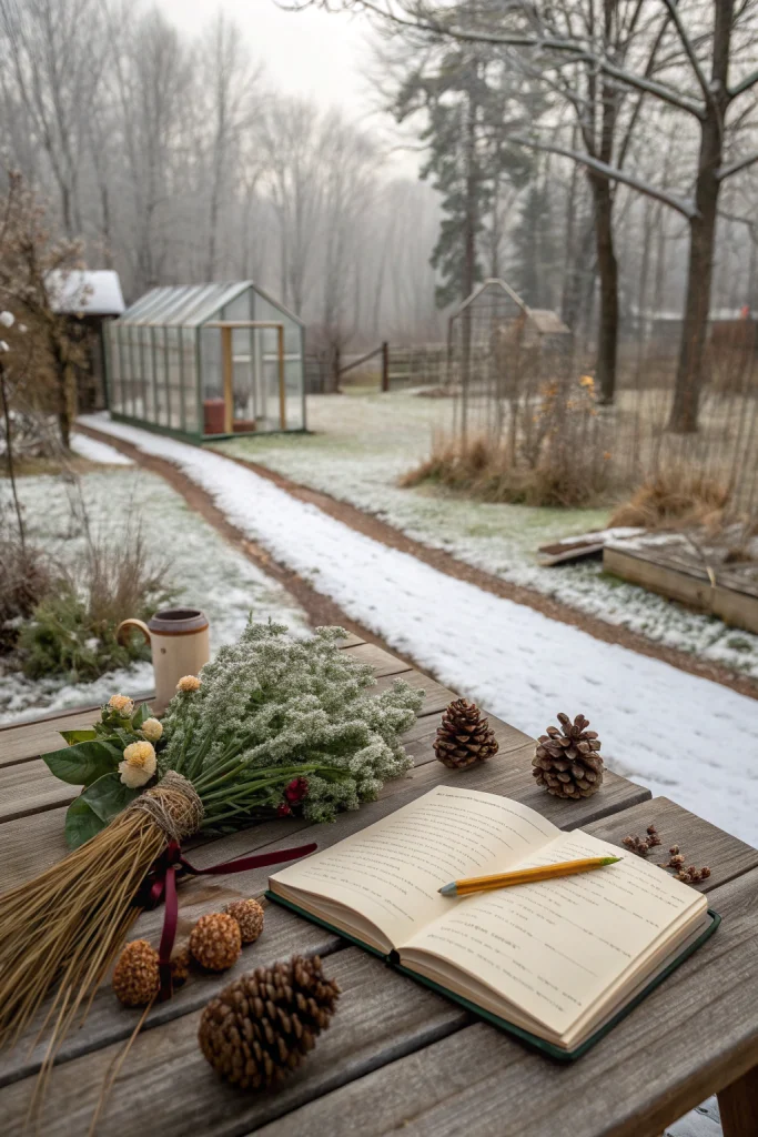Winter Garden Journal Ideas
