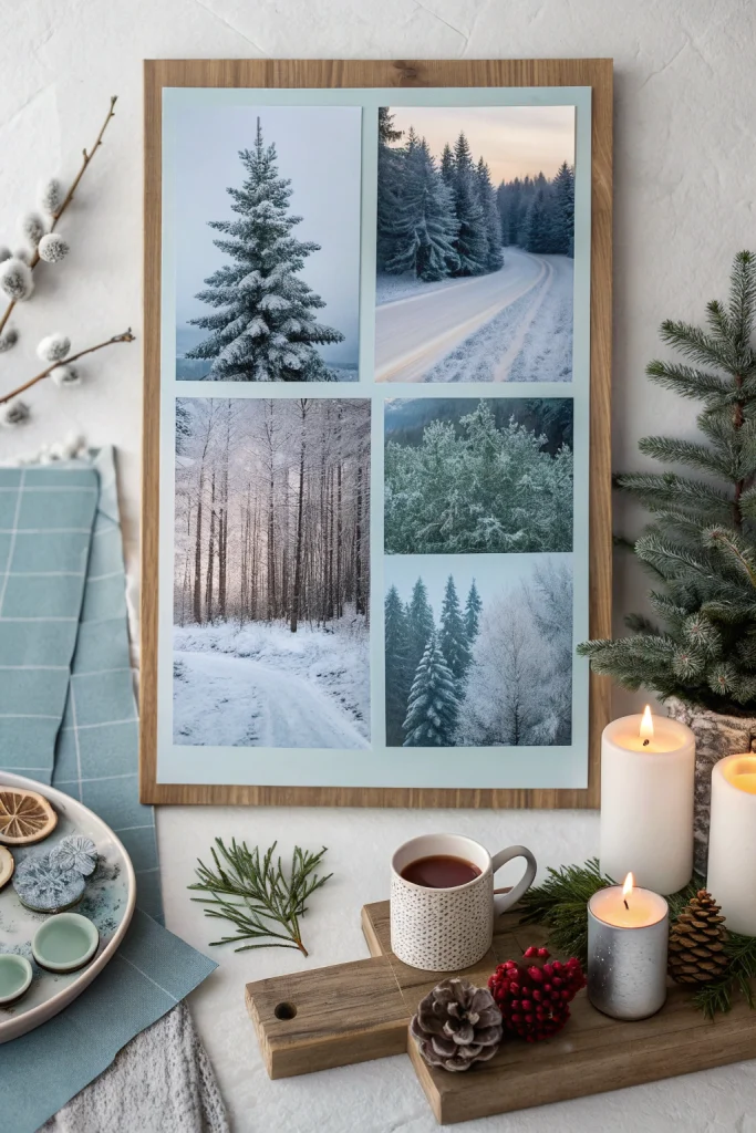 Winter Garden Mood Board Ideas