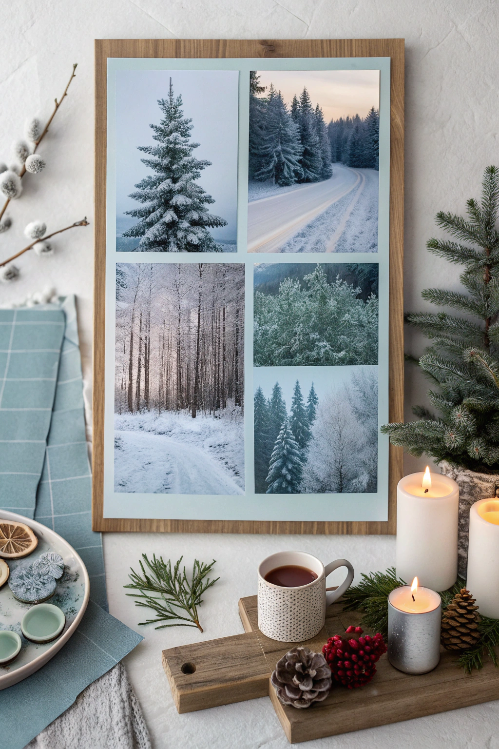 Winter Garden Mood Board Ideas