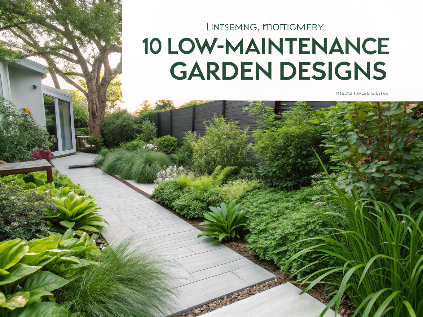10 Low-Maintenance Garden Designs That Look Amazing