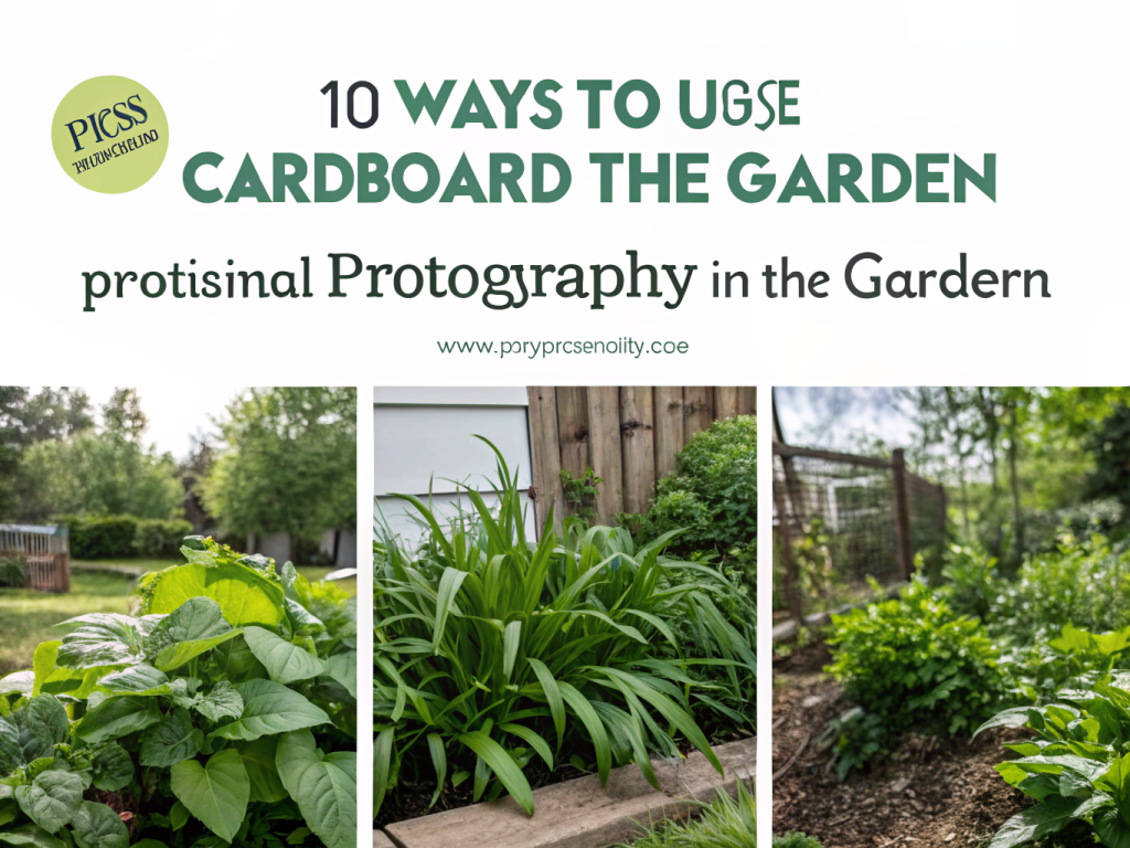10 Ways to Use Cardboard in the Garden
