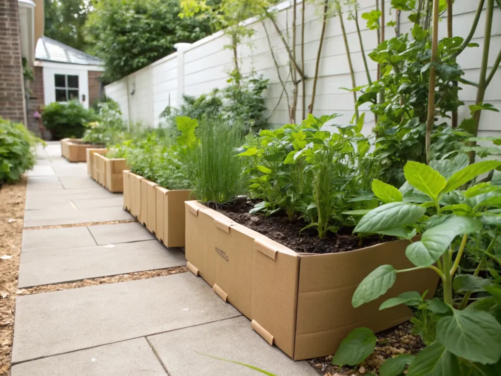 10 Ways to Use Cardboard in the Garden
