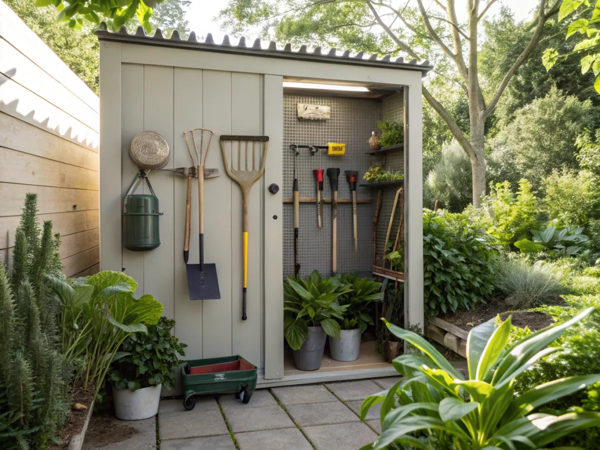 Build a Garden Tool Wall Organizer for Your Shed