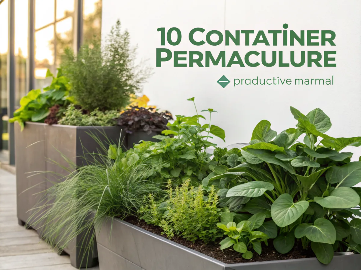 Container Permaculture: 10 Productive Combinations