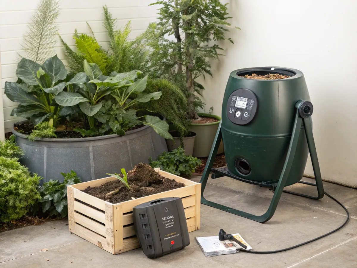 DIY Automated Compost Turner with Timer