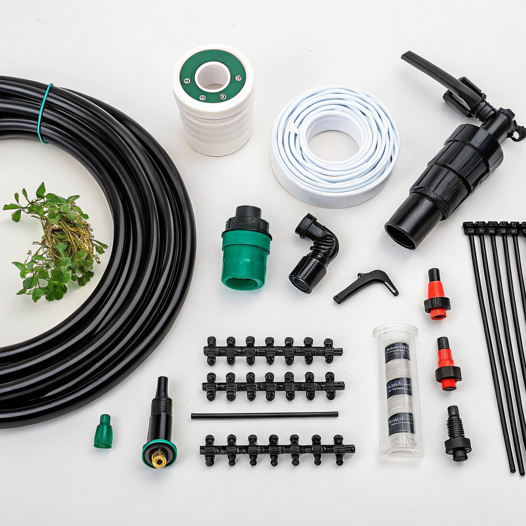 DIY drip irrigation raised beds