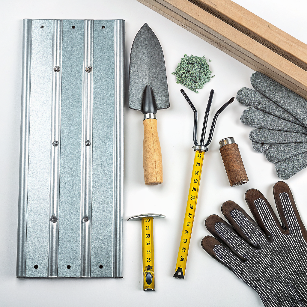 DIY raised bed galvanized steel