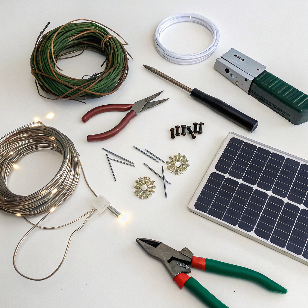 DIY solar garden lights