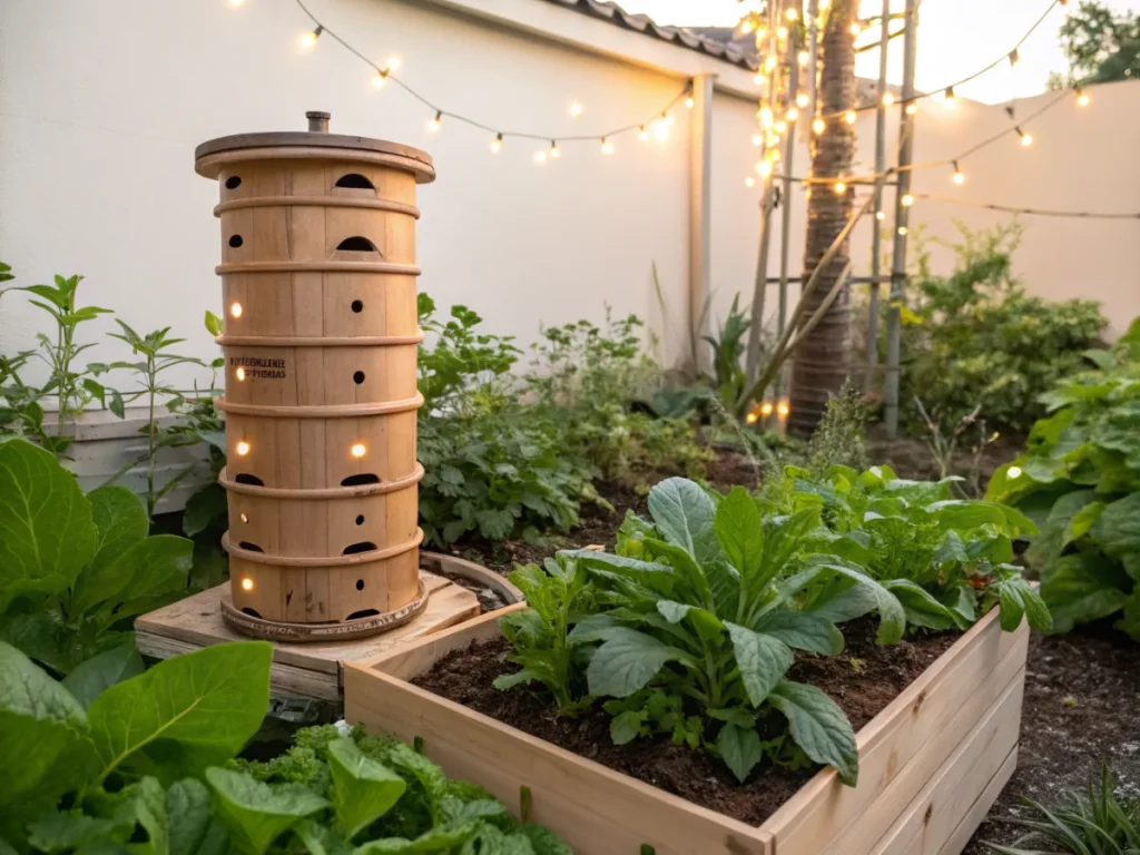DIY Worm Tower for Raised Garden Beds