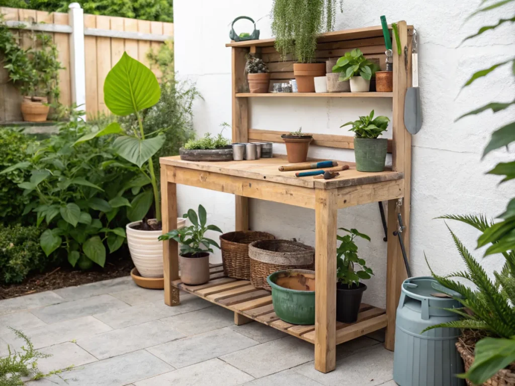 How to Build a Garden Potting Bench on a Budget