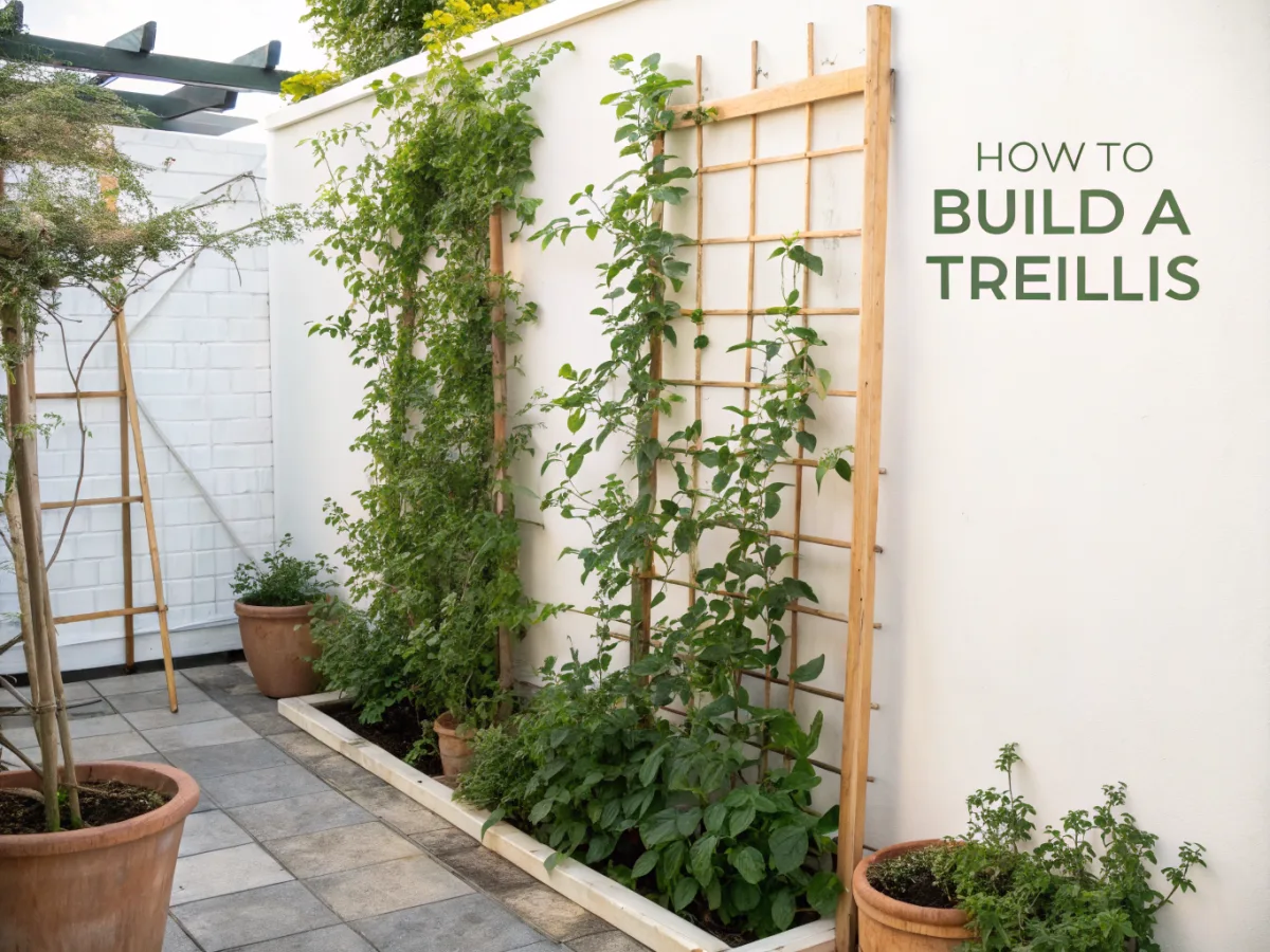 How to Build a Trellis for Climbing Plants