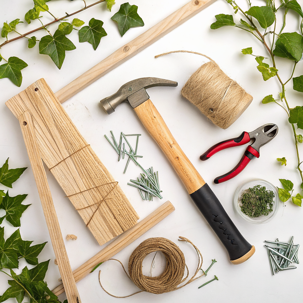 build trellis climbing plants