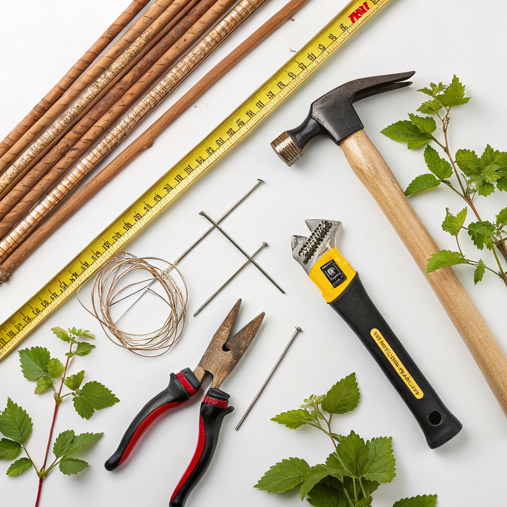 build trellis climbing plants