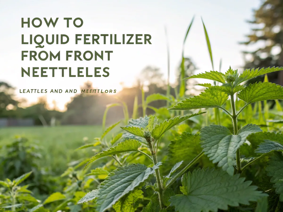 How to Make Liquid Fertilizer from Nettles
