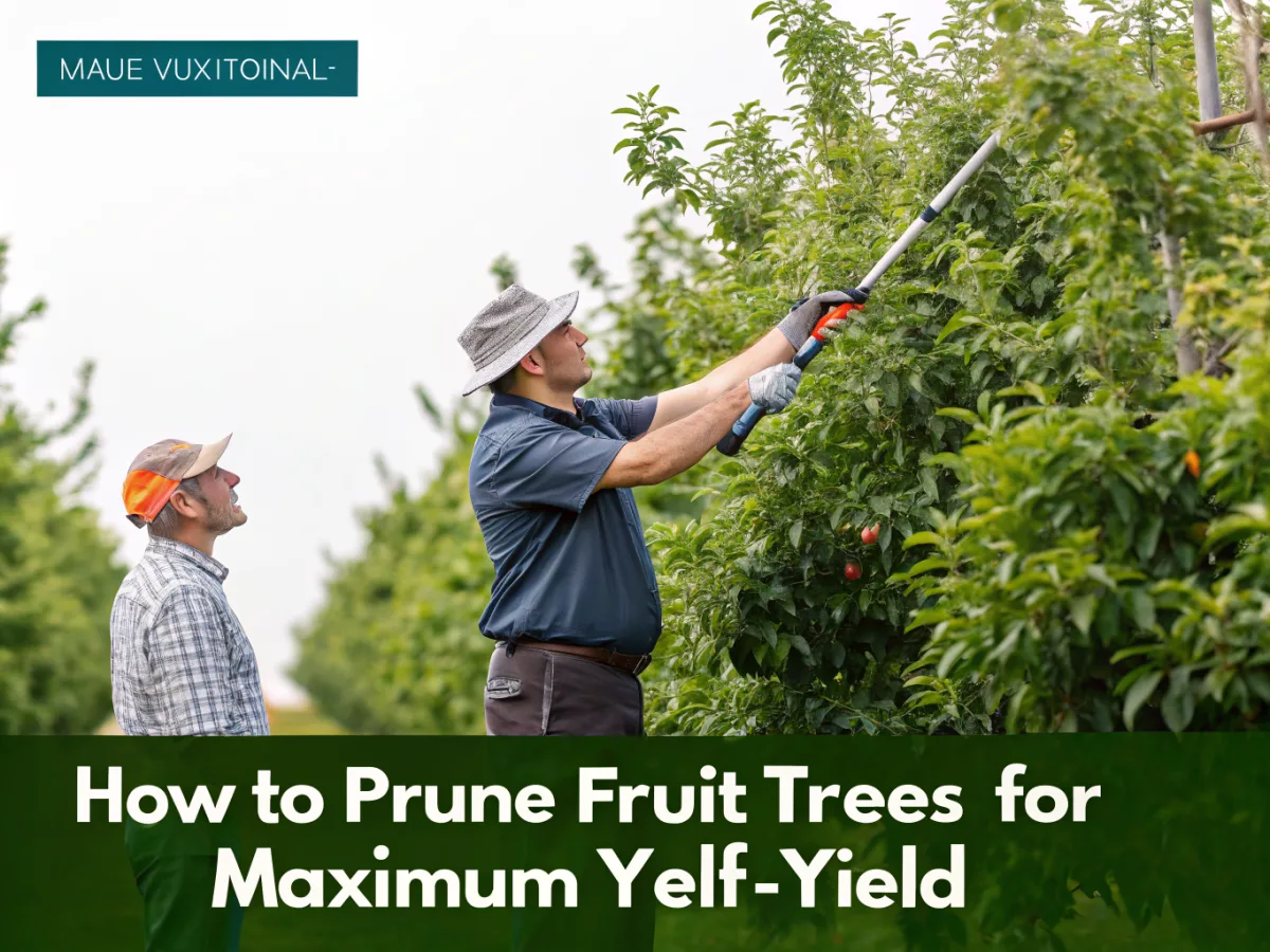 How to Prune Fruit Trees for Maximum Yield