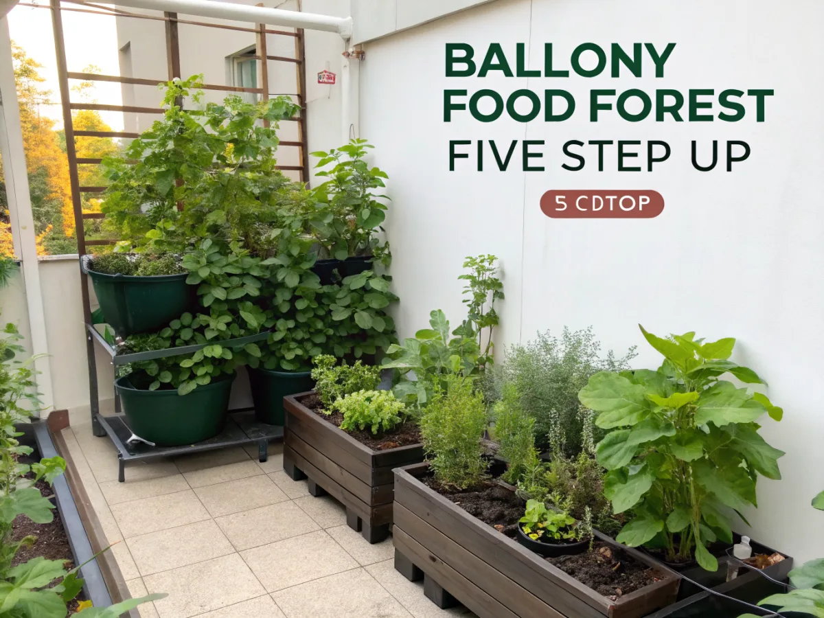 How to Set Up a Balcony Food Forest in 5 Steps