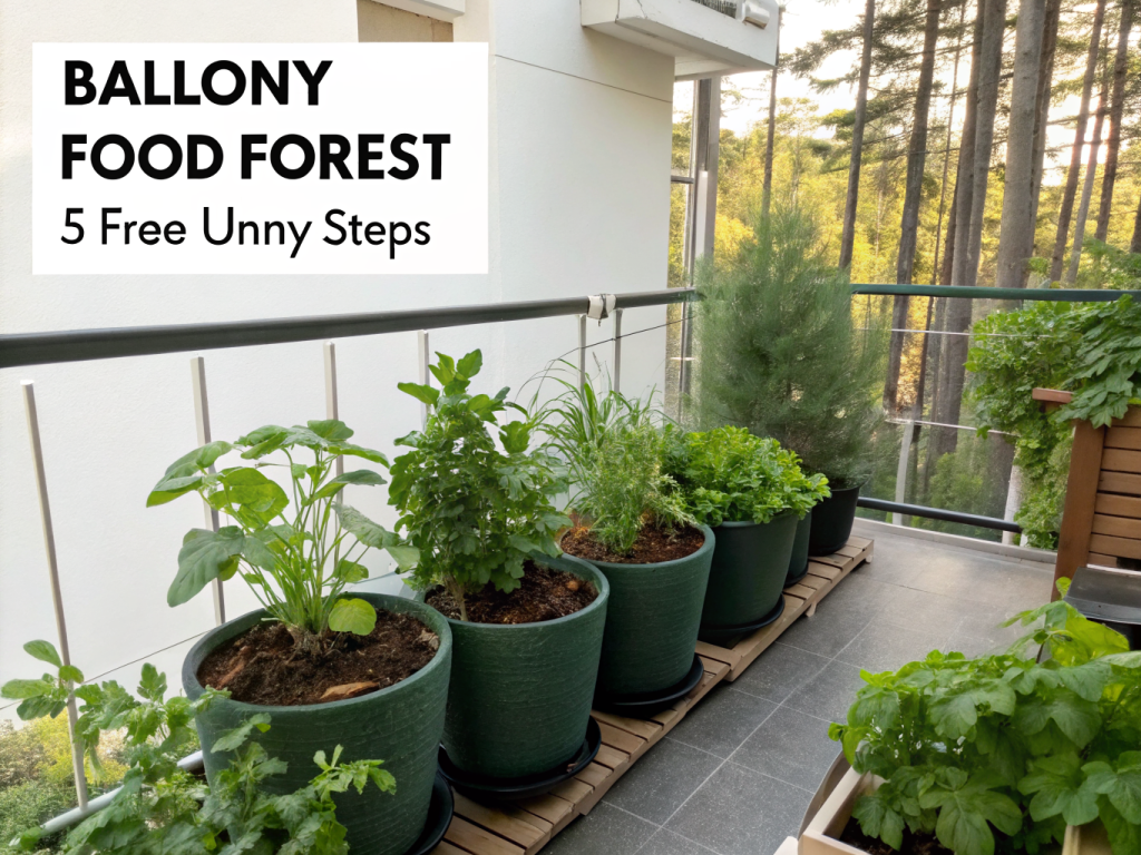 How to Set Up a Balcony Food Forest in 5 Steps