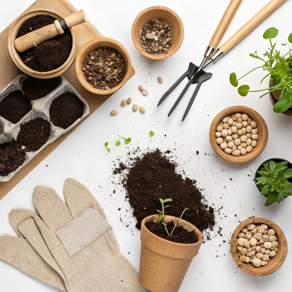 balcony food forest setup