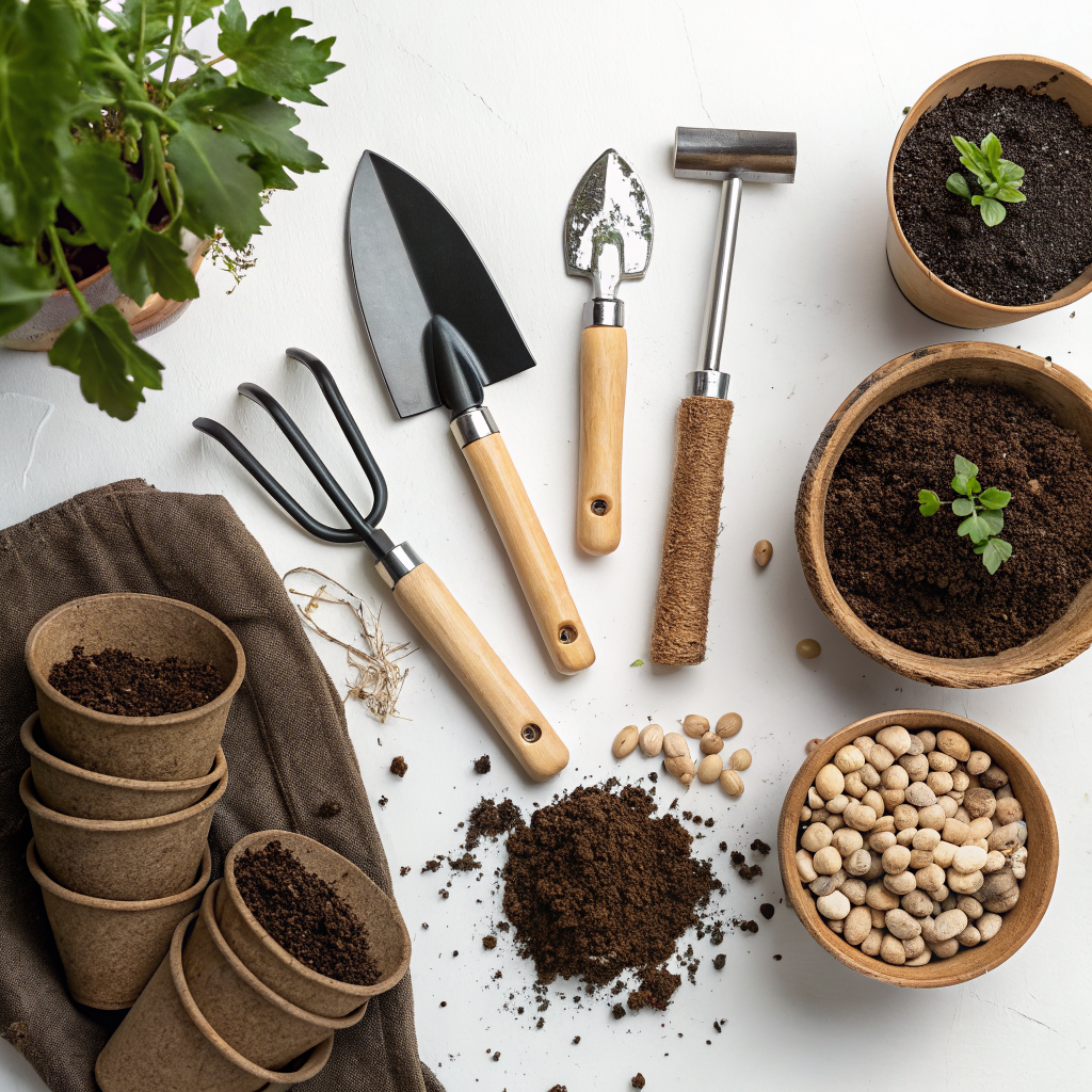 balcony food forest setup