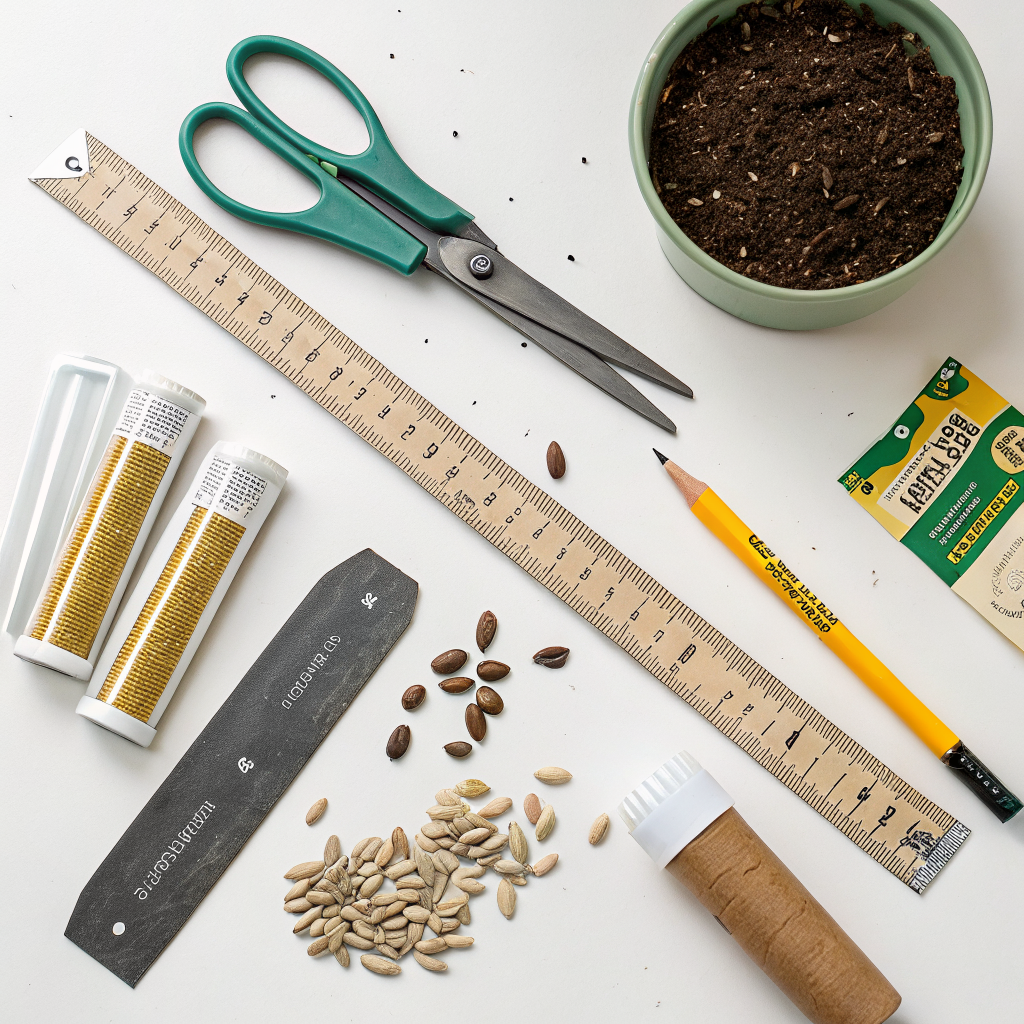 make seed tape DIY