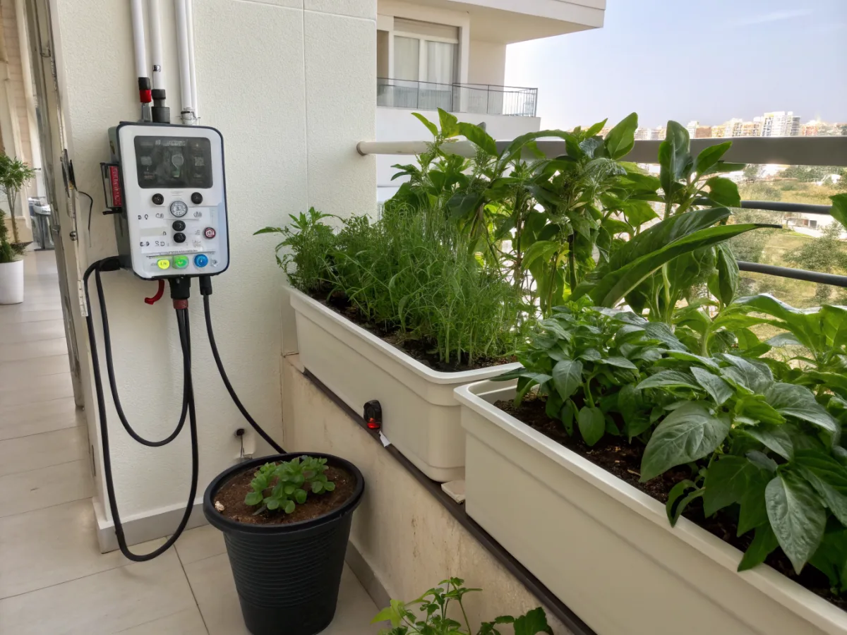 Smart Irrigation Timer Setup for Apartment Balconies