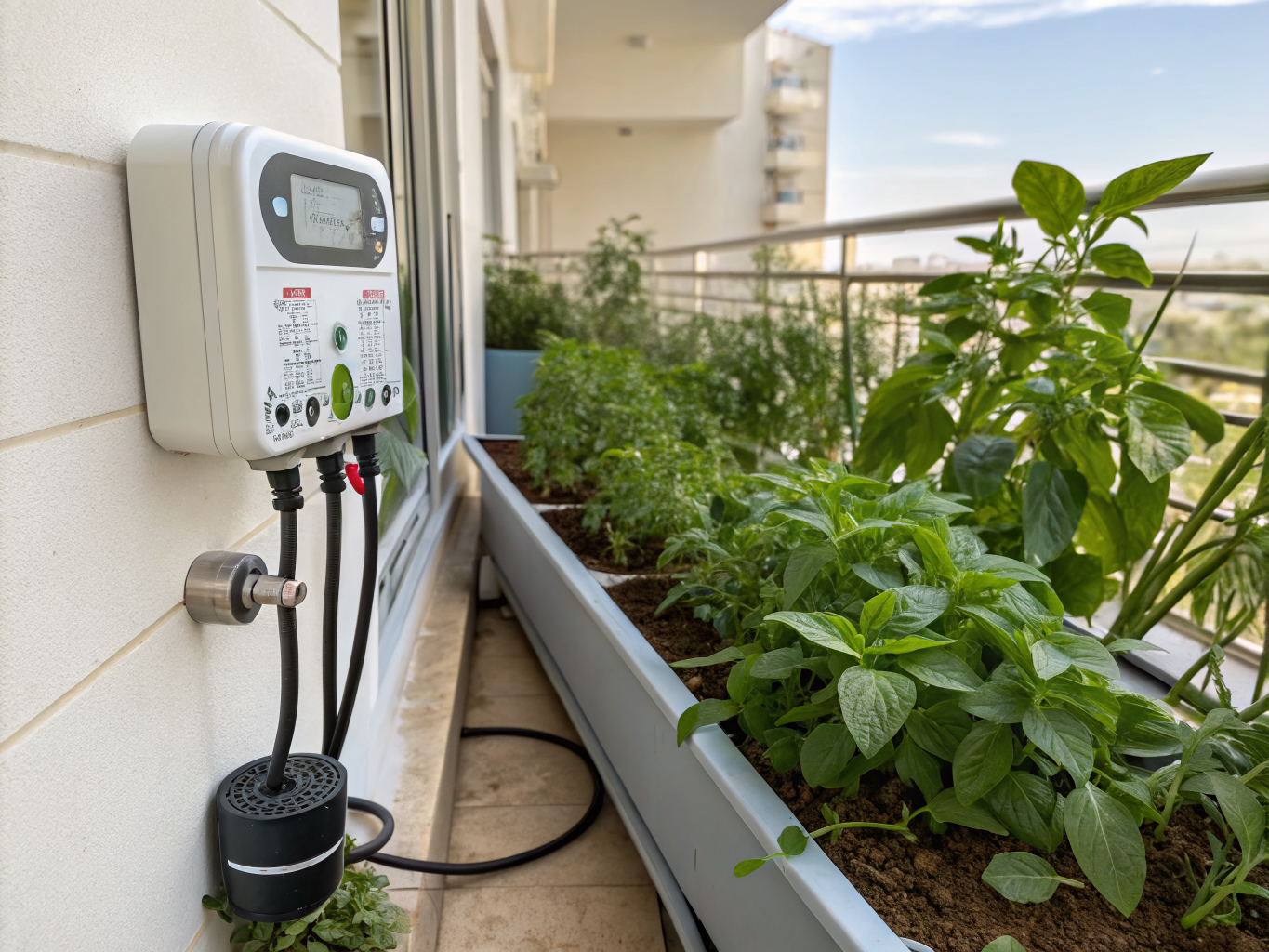 Smart Irrigation Timer Setup for Apartment Balconies