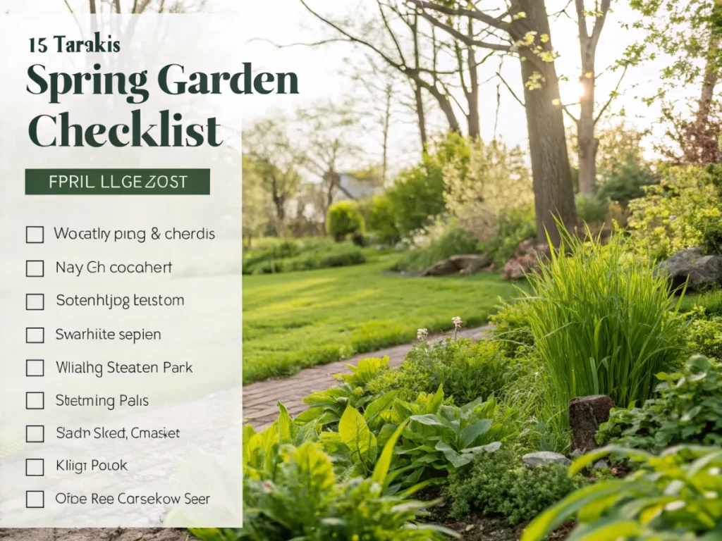 Spring Garden Checklist: 15 Tasks to Do Before April