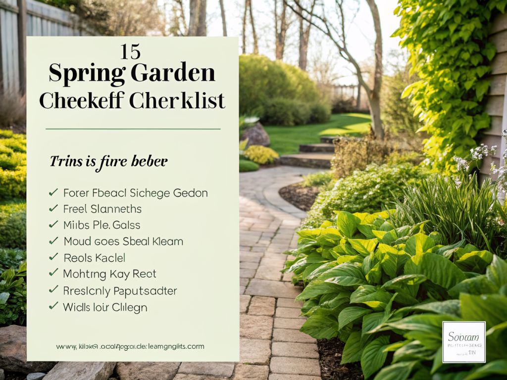 Spring Garden Checklist: 15 Tasks to Do Before April